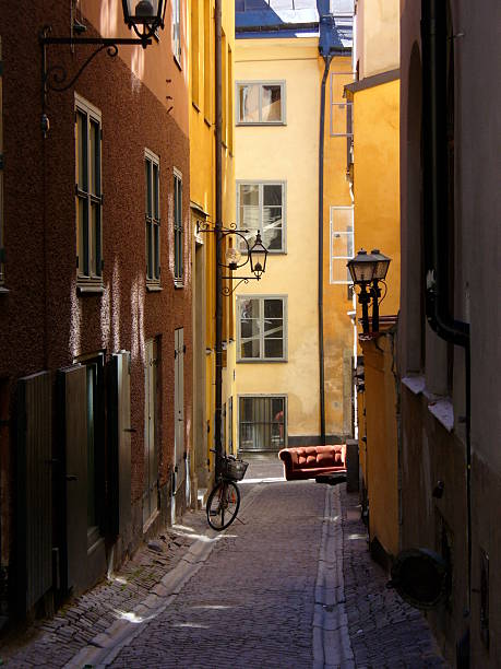 istock Alley in Stockholm 138042720