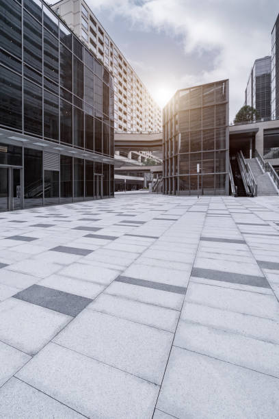 istock Facade of modern building in business district 1380444369