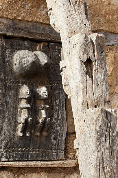 istock Typical door of Dogon granary, Mali (Africa). 138045226