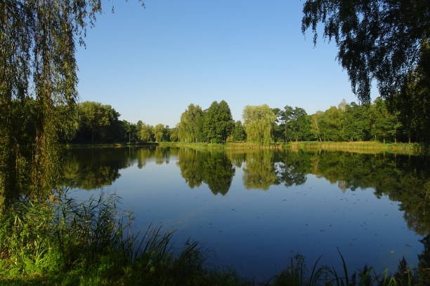 istock beautiful landscape with blue lake 1380455045