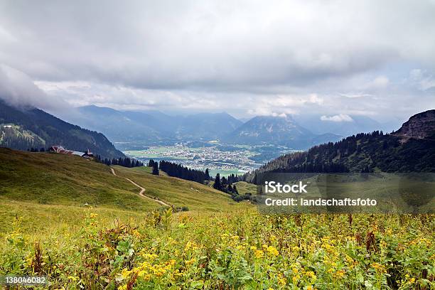 Foto de Montanha Pasture Lechaschau e mais fotos de stock de Alpes europeus - Alpes europeus, Beleza natural - Natureza, Colina