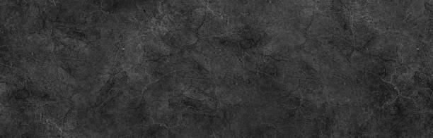ダークブラックグレーの抽象的な背景グランジ大理石の苦しんでいる石の壁や岩工業スタイルのテクスチャウェブサイトバナーヘッダー背景デザイン - volcanic stone ストックフォトと画像