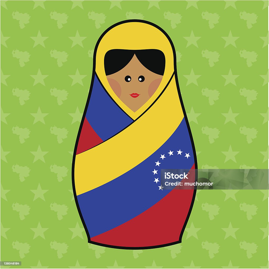 Венесуэла – Matryoshka кукла - Векторная графика Без людей роялти-фри
