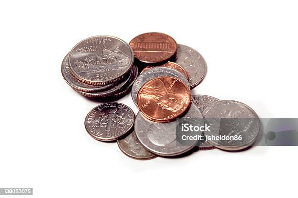 Pile Of Coins Stock Photo - Download Image Now - Buying, Coin, Copper