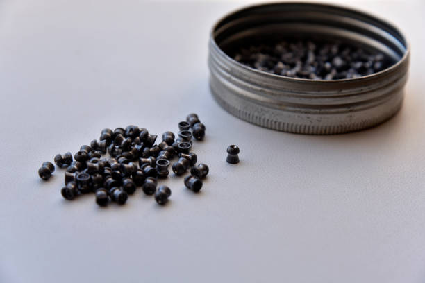 istock Lead Sports pneumatic bullets in a jar 1380545769