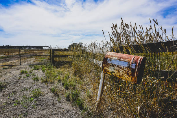 An old mailbox in the outback of Australia.