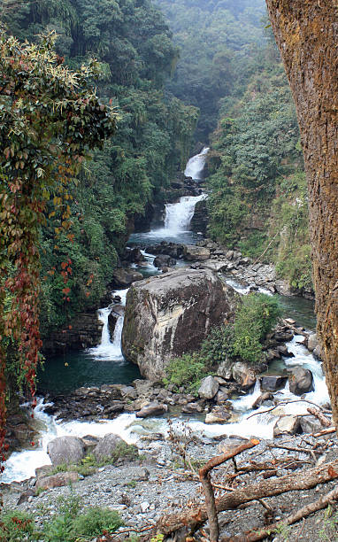 istock Waterfalls near Tikedungha, Nepal 138063436