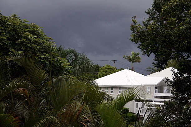 Tropical Storm Approaching stock photo