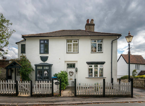 godstone, surrey, reino unido - surrey southeast england england cottage fotografías e imágenes de stock