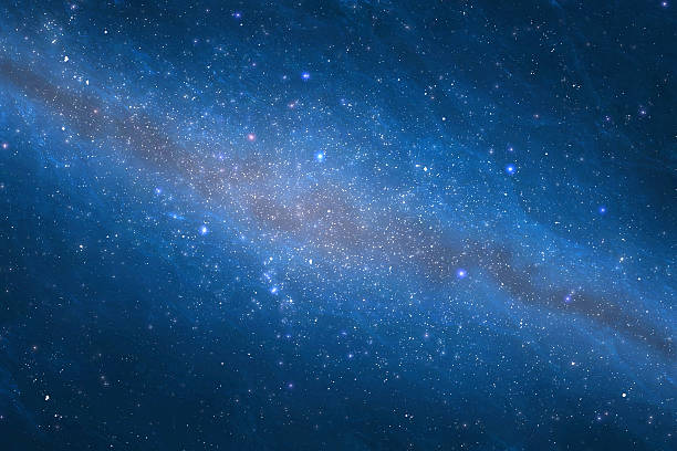 istock Universe with the milky way galaxy. 138067495