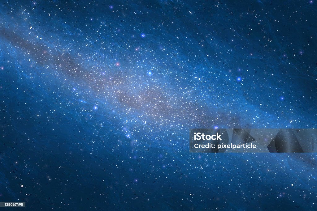 Universe com o milky way galaxy. - Foto de stock de Astrologia royalty-free