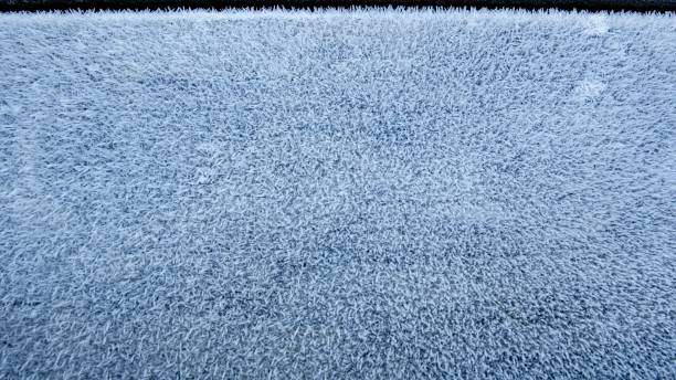 istock Heavy Frost On Wooden Planks. 1380700353