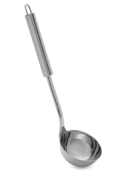 istock New soup ladle isolated on white. Kitchen utensils 1380703755