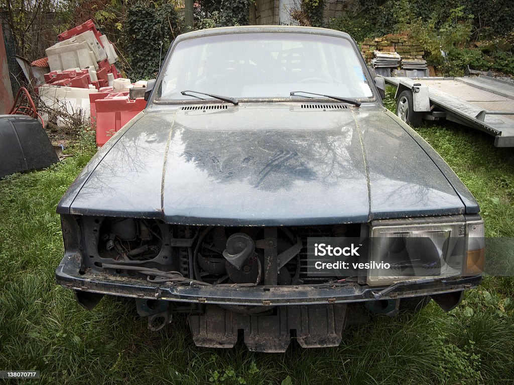 Auto nach - Lizenzfrei Abwesenheit Stock-Foto