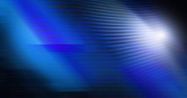 istock Spot lit perforated blue metal plate 1380711545