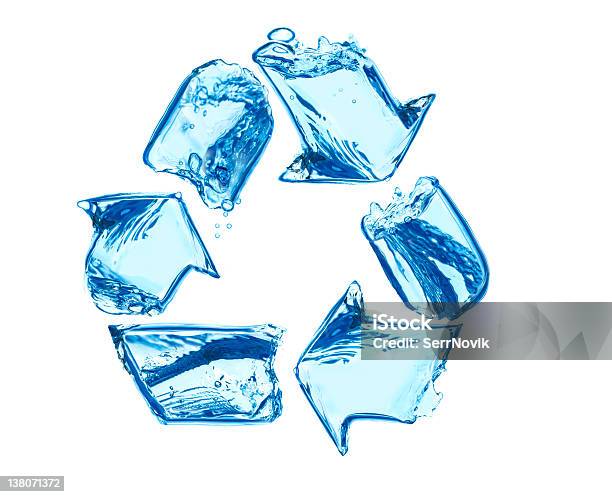 Recycle For Clean Water Stock Photo - Download Image Now - Water, Recycling, Recycling Symbol