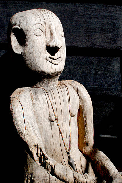 istock Ancient Indonesian Carved Doll 138073510