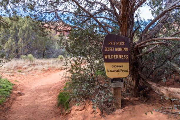 istock Red Rock-Secret Mountain Wilderness Sign 1380753579