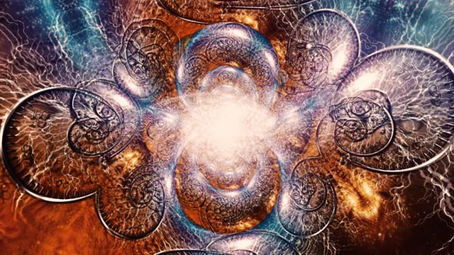Eternity. Time spiral fractal in space
