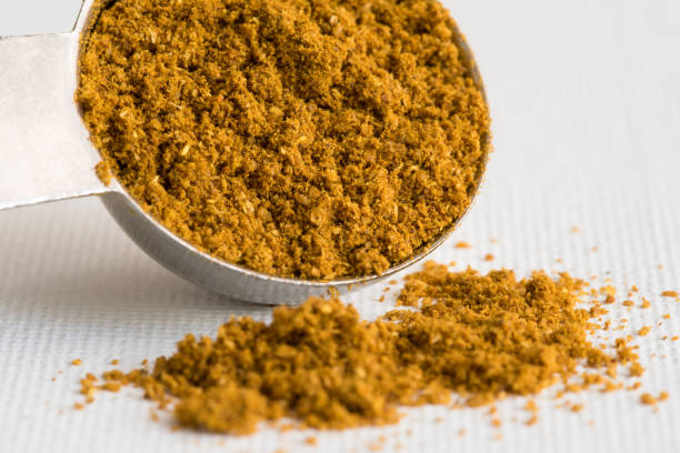 Ras El Hanout Spilled from a Measuring Spoon