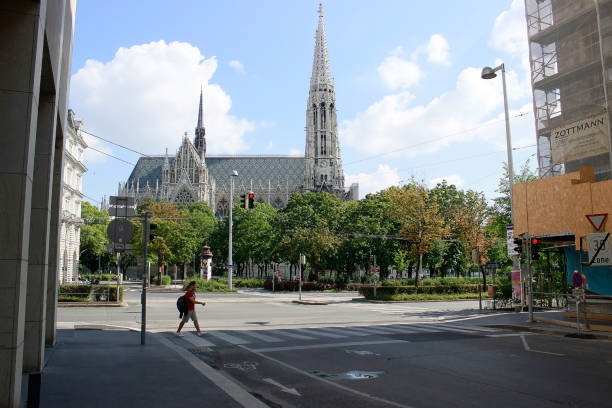 luoghi d'interesse di vienna austria - luogo dinteresse nazionale foto e immagini stock