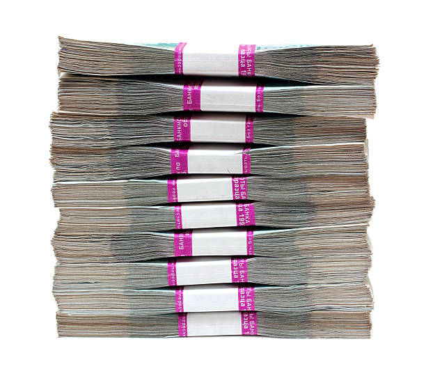 istock million rubles - stack of bills in packs 138082388