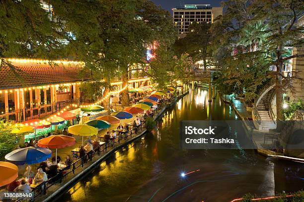 San Antonio Riverwalk Stock Photo - Download Image Now - San Antonio - Texas, Texas, Nautical Vessel