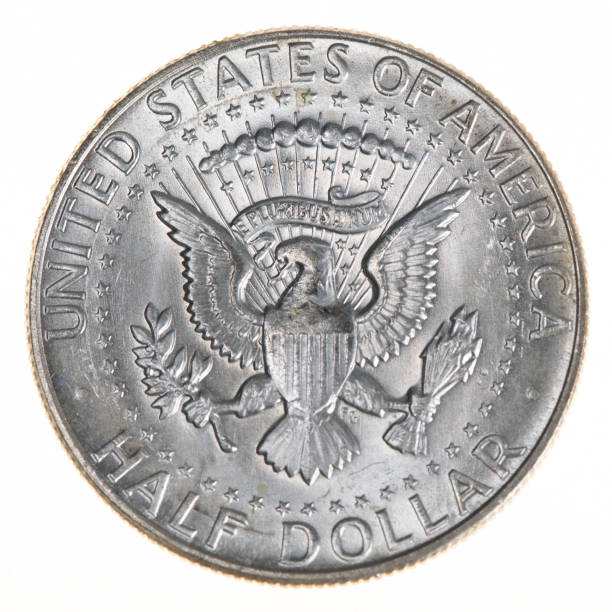 istock Close-up of a 1967 Kennedy Half Dollar 1380908751