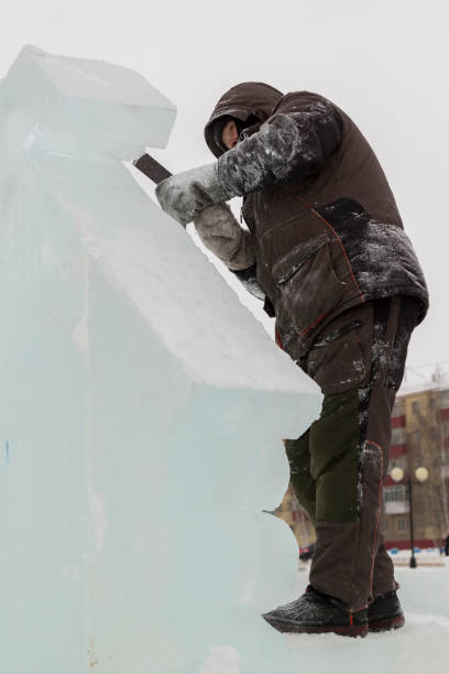 istock Facial portrait of the sculptor at work 1380911097