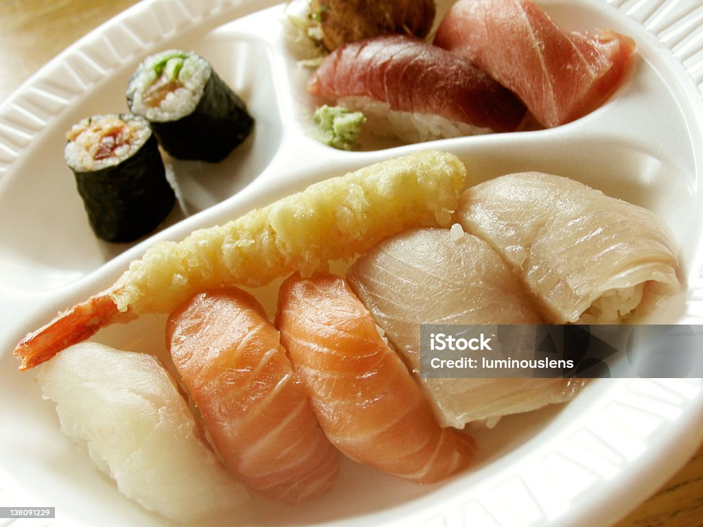 Fast Food Sushi - Foto stock royalty-free di Asia