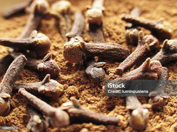 Cloves And Cinnamon Stock Photo - Download Image Now - Clove - Spice, Backgrounds, Cinnamon