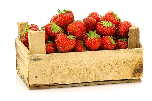 istock fresh strawberries in a wooden box 138092104