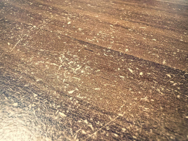 istock Worn brown and lacquered wood. 1380941867