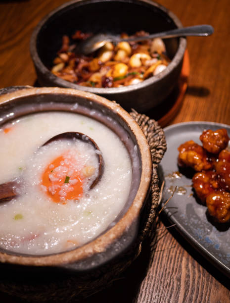 istock Chinese Food: Chaoshan Seafood Casserole Porridge 1380950699