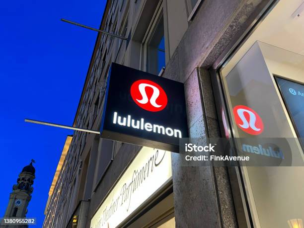 Lululemon Athletica Yoga Fashion Store Stock Photo - Download Image Now - Lululemon, Active Lifestyle, Advertisement