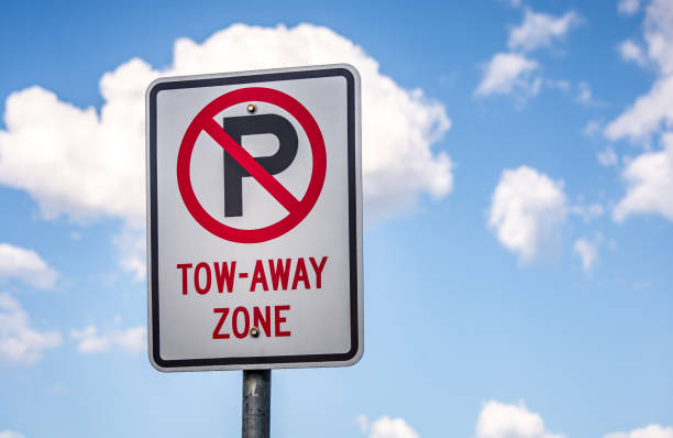 istock No parking tow away sign 1380962301