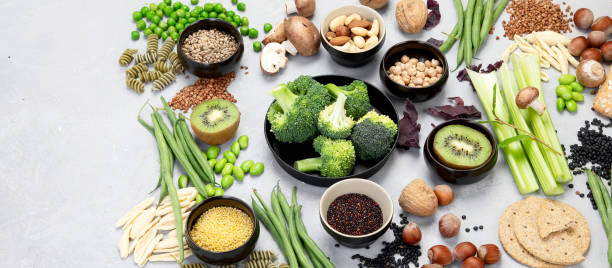 istock Food sources of plant based diet. 1380970131