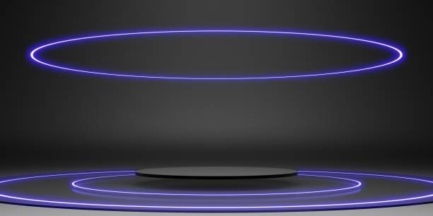 istock laser ring podium stage display stand black neon glow background dark 3d illustration 1380976177