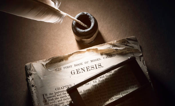 istock Close up of old Holy bible 1380977843