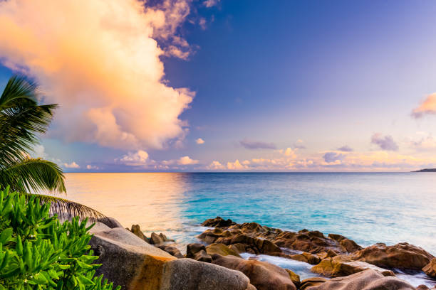 istock Morning Scape in La Digue Island 1380981274