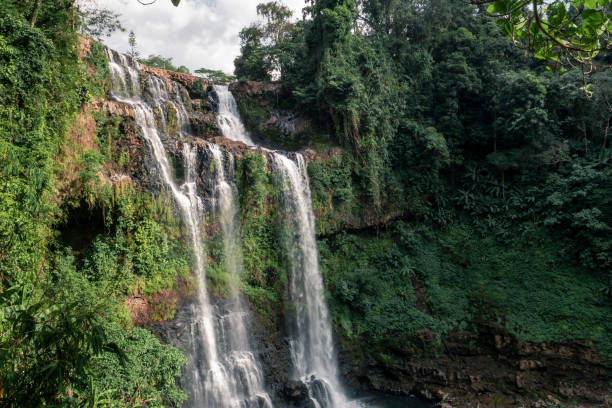 istock Tad Yuang waterfall  in tropical rain forest. Laos 1380996522