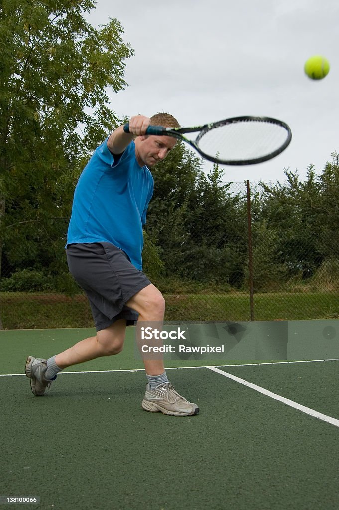 Теннисный игрок - Стоковые фото Активный образ жизни роялти-фри