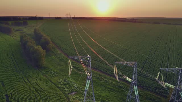 Transmission tower, power tower or electricity pylon, rural infrastructure