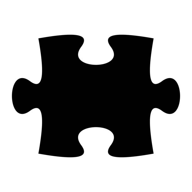 One Perfect Puzzle Piece Stock Illustration - Download Image Now