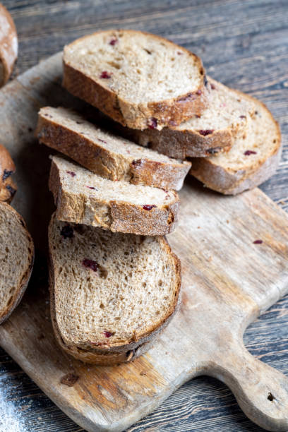 istock fresh cut bread made of flour and dried cranberries 1381062470