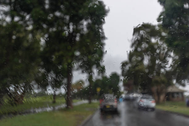 istock Cars ahead in the rain 1381069959