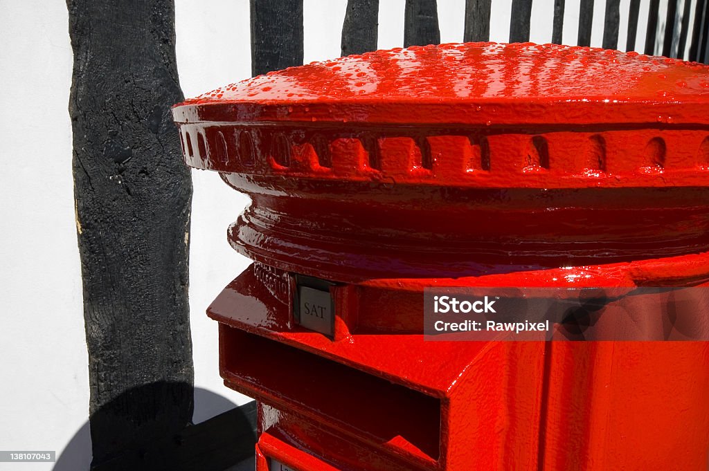 영국 아이콘 - 로열티 프리 나무 상자 스톡 사진