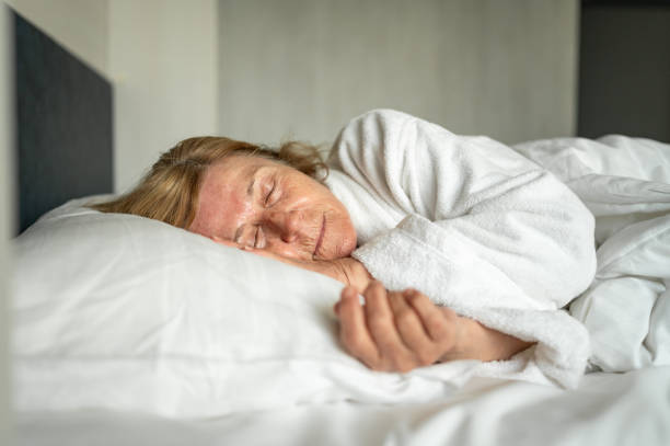 istock Woman in a bed 1381073621