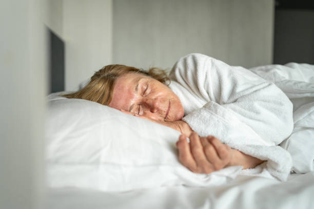 istock Woman in a bed 1381073630