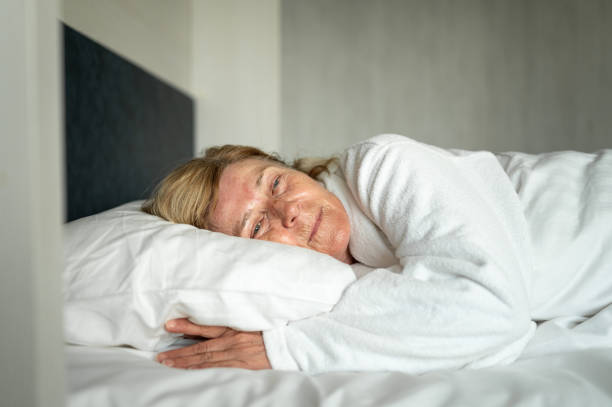 istock Woman in a bed 1381073632